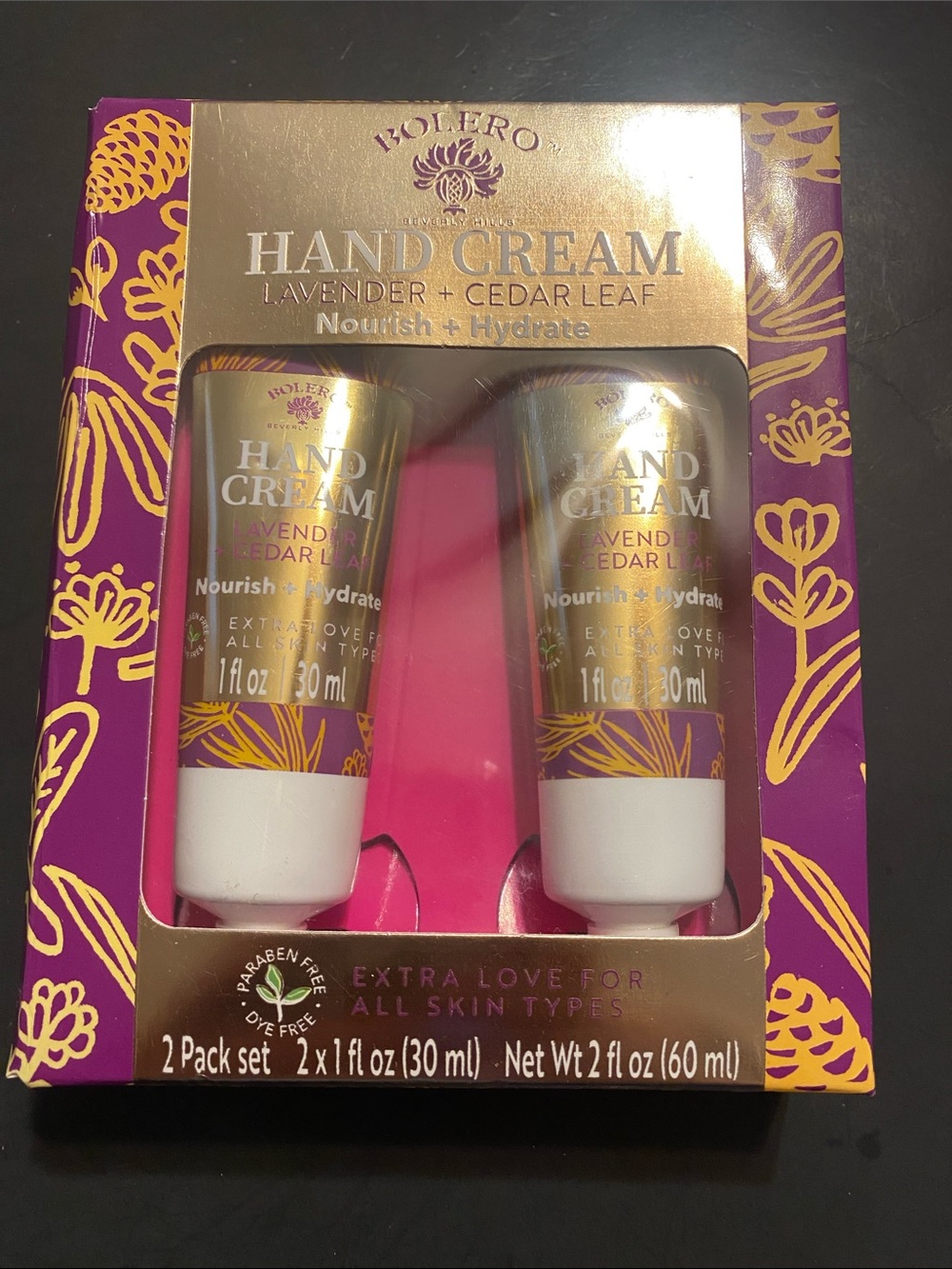 Lavender + Cedar Leaf Hand Cream Duo - Purple
